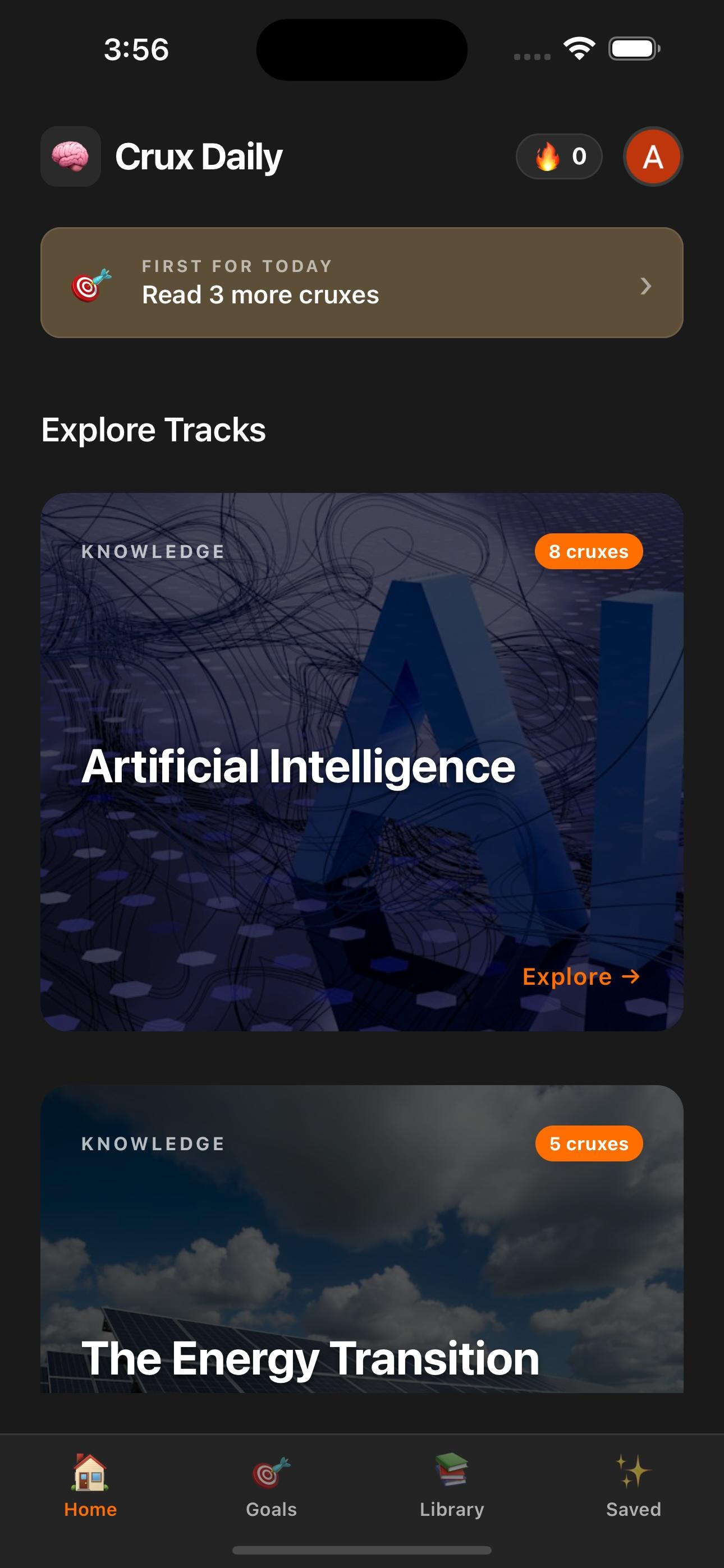 CruxDaily App Screenshot